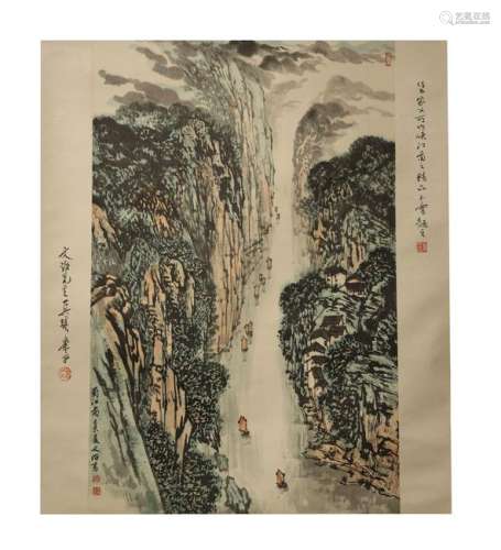 Song Wenzhi, Landscape Painting