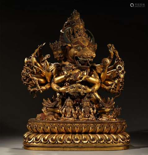 Gilt Bronze Buddha