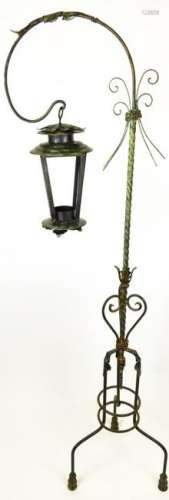 Gothic Revival Style Wrought Iron Lantern