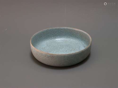 A Chinese Celadon Glazed Porcelain Brush Washer