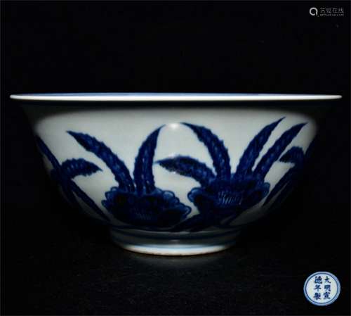 A Chinese Blue and White Porcelain Bowl