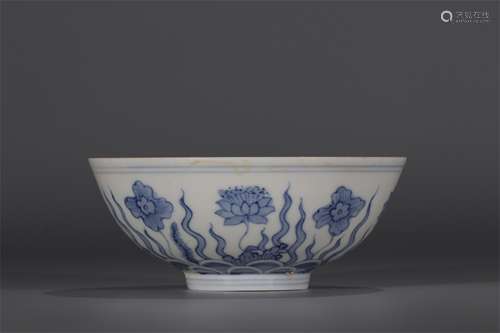 A Chinese Blue and White Porcelain Bowl