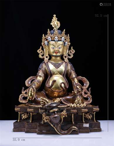 A Chinese Gilt Bronze Figure of Buddha