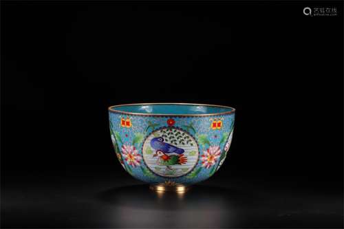 A Chinese Cloisonne Bowl