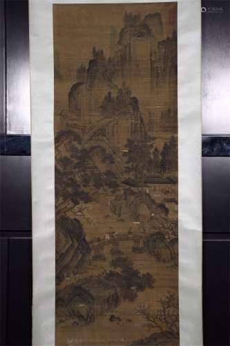 A Chinese Painting, Wang Weishan Mark