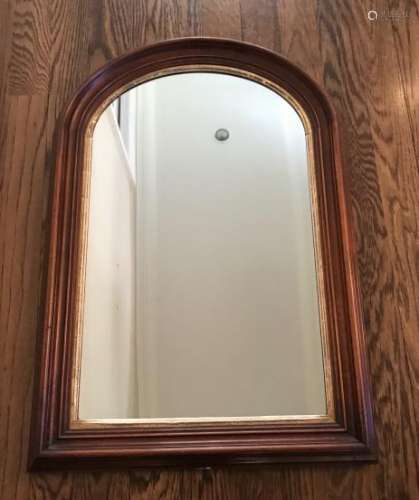 Antique 19th C Louis Philippe Arched Top Mirror