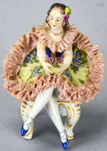 Capodimonte Porcelain Figural Ballerina Statue