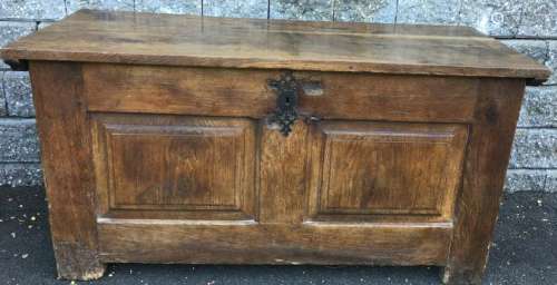 Antique Wooden Blanket Chest / Trunk