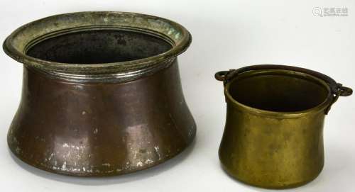 Copper and Brass Hand Made Pots