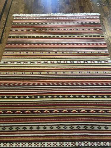Vintage Navajo Hand Made Carpet