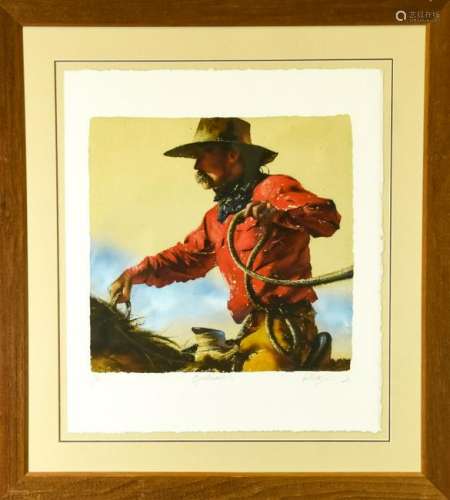 William Matthews Signed & Framed Lithograph