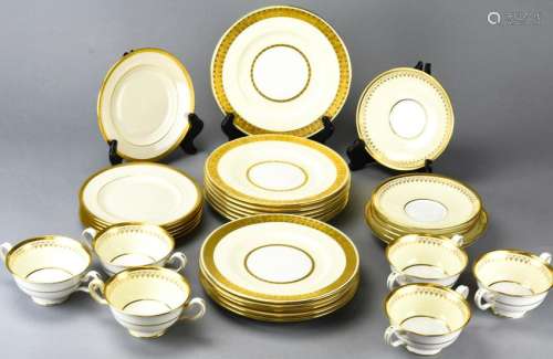 Mintons, Spode, Lenox Ivory / Gold China Plates