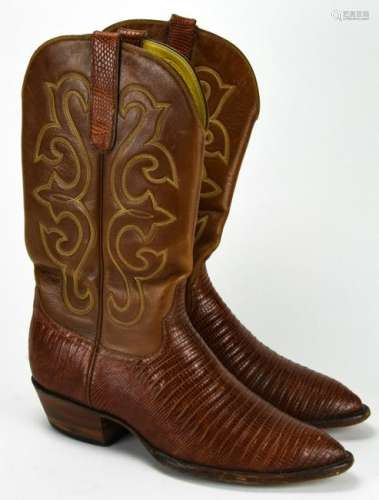 Men's Custom Leather  Alligator Cowboy Boots