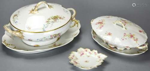 Collection Limoges France Porcelain Serving Pieces