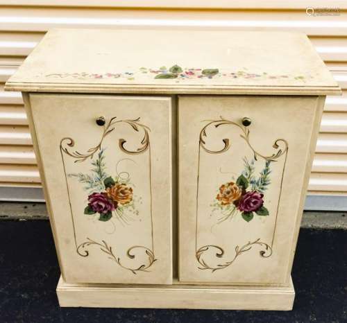 Shabby Chic Style Painted Cabinet