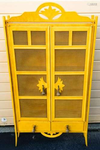 Country Style Metal Pie Safe / Cabinet