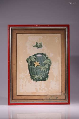 DRAFT DEPICTING A VASE