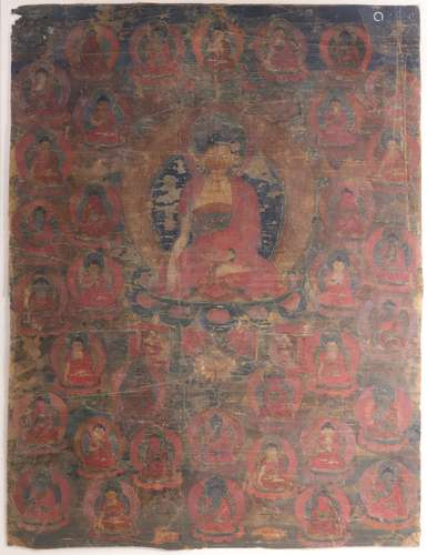 THANGKA DEPICTING BUDDHA