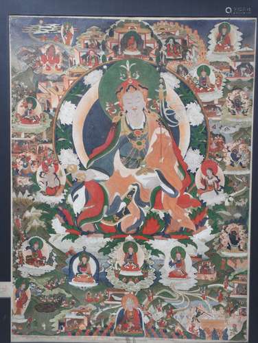 THANGKA DEPICTING PADMASAMBHAVA