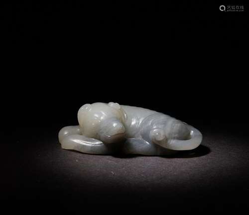 Chinese Jade Dog, 18/19th Century