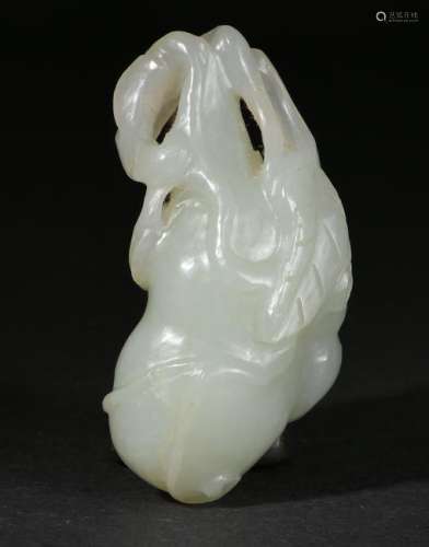 Chinese Jade Hulu Carving, 19th Century