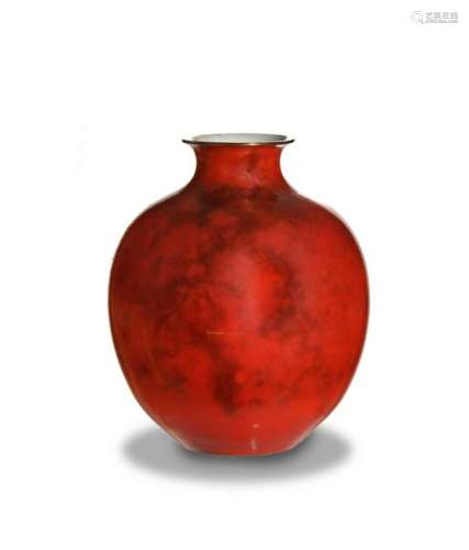 Chinese Coral Red Small Vase, Republic Period