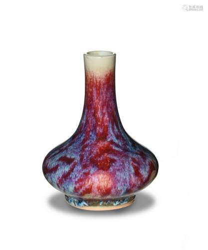 Chinese Flambe Vase, 19th Century