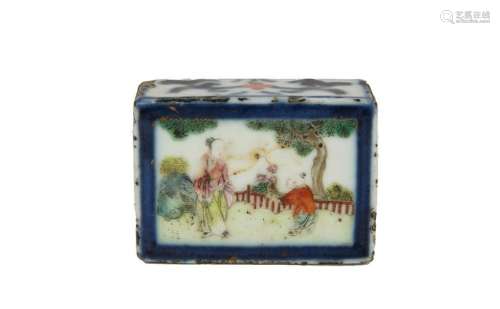 Chinese Porcelain Paperweight, 18th Century