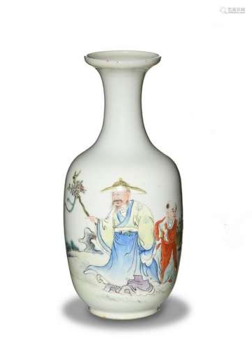 Chinese Famille Rose Vase, Early 20th Century