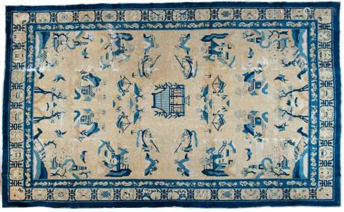 Antique Chinese Rug, 19th to Early 20th Century