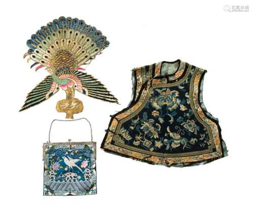 (3) 19th & 20th Century Chinese Needleworks