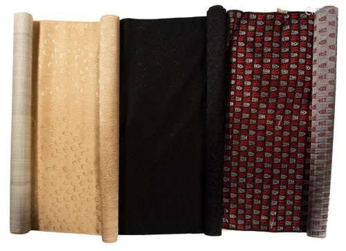 (3) Obi Cloths, 19th to Early 20th Century