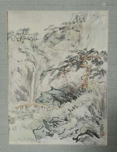 Chinese Landscape Painting by Wang Yachen