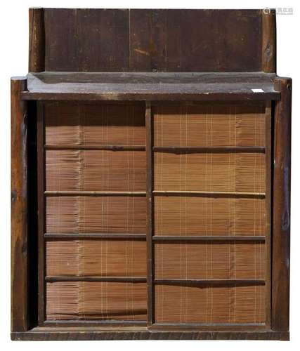 Japanese style cabinet, Rattan Sliding-doors