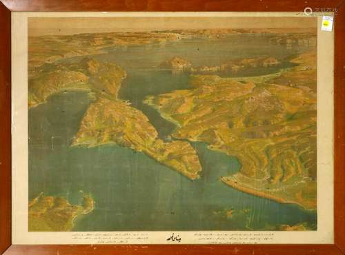 Map, Franz Wurbel, Dolmas Bay Turkey