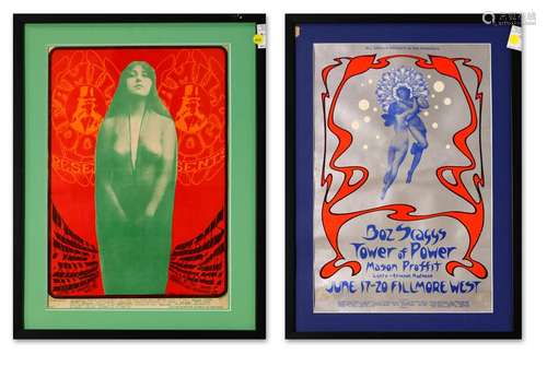 Vintage Rock Posters, Alton Kelley, David Singer