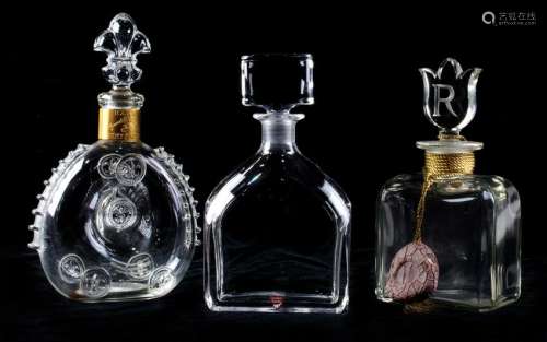 (lot of 3) Decanter group