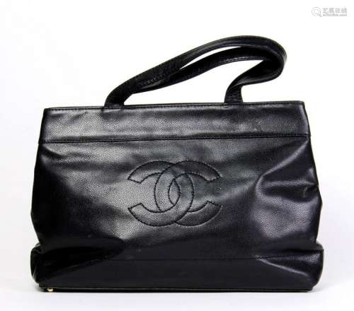 Chanel Quilted Logo Large Tote bag