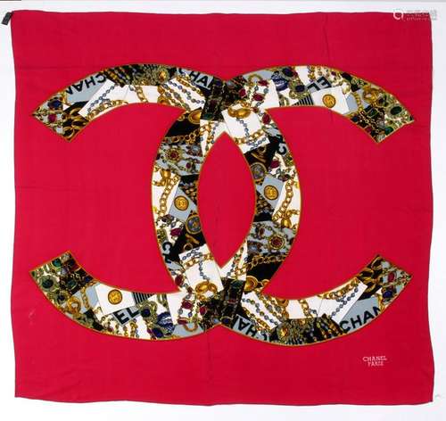 Chanel silk scarf