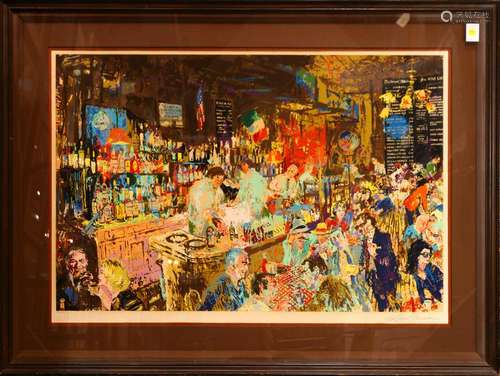 Print, Leroy Neiman, P.J. Clarke's Bar