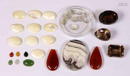 Collection of unmounted multi-stones