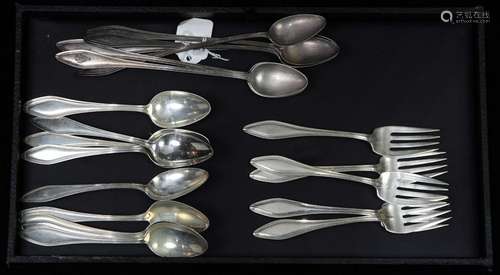 (lot of 21) Towle Mary Chilton sterling silver partial