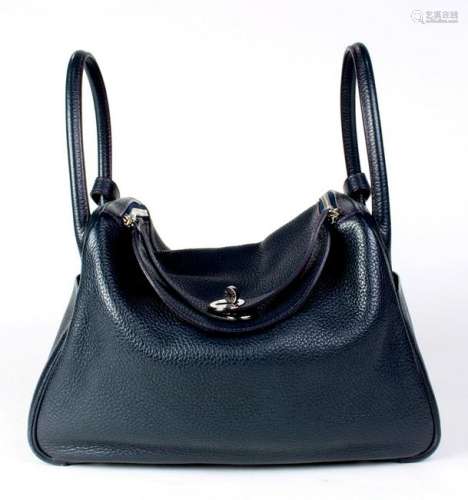 Hermes Lindy 30 Bag in taurillon Clemence leather with