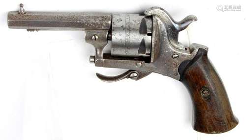 Belgian Pinfire Revolver marked Guardian