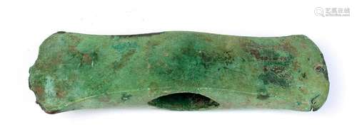 Greek bronze double axe head