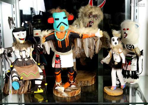 (lot of 6) Pueblo Kachinas