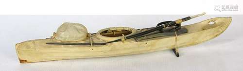 Eskimo or Inuit model kayak, early 20th Century