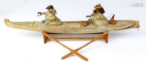 Eskimo or Inuit model kayak, early 20th Century