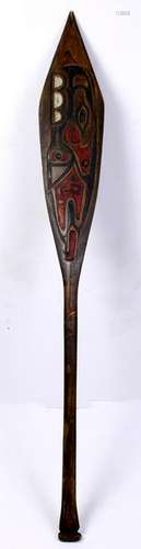 Pacific Northwest paddle, late 19th/early 20th Century