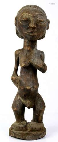 African carved wood figural statue